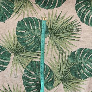 Dekostoff GOBELIN TROPICAL LEAVES JUNGLE