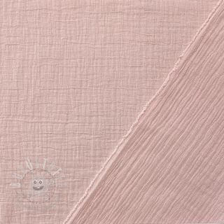 Double gauze/musselin BAMBUS baby pink