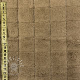 Kunstfell Block beige