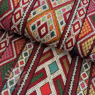 Dekostoff jacquard Maroc rayure