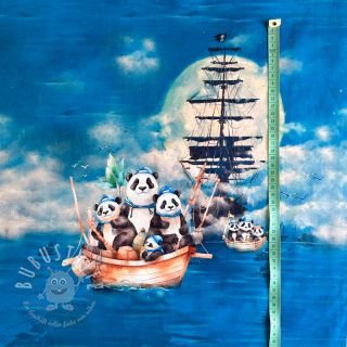 Jersey Sailor Panda PANEL digital print