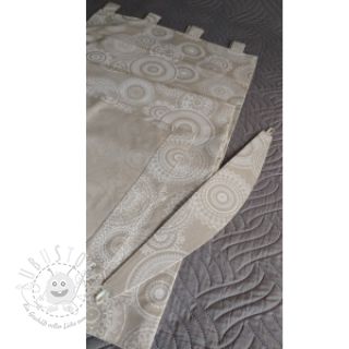 Dekostoff Linenlook Mandala ecru