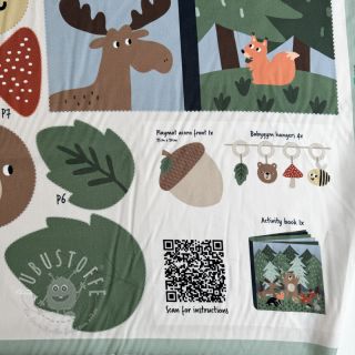 Baumwollstoff Forest playmat PANEL digital print