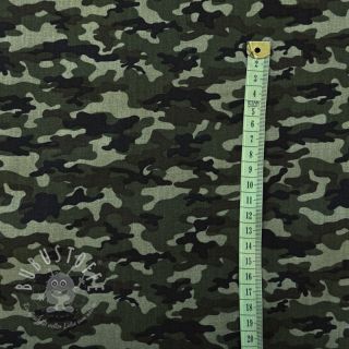 Baumwollstoff Camouflage army