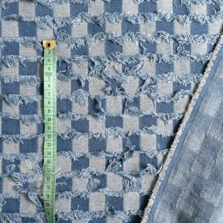 JEANS Check Jacquard BLUE