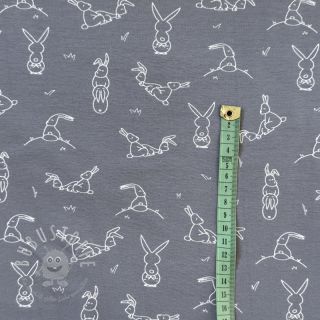 Jersey FOR ADULTS Bunny grey