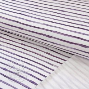Sweatstoff Wavy stripes violet digital print