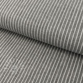 Double gauze/musselin YARN DYED Stripes grey