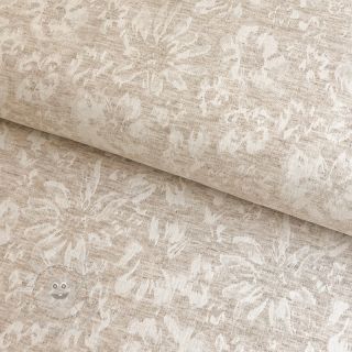 Viskosestoff leinen JACQUARD Maria natural