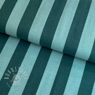 Baumwollstoff FLANNEL Stripes petrol