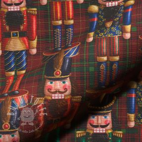 Dekostoff Nutcracker Family digital print