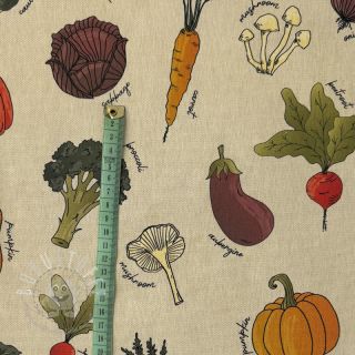 Dekostoff Veggie Harvest Garden digital print