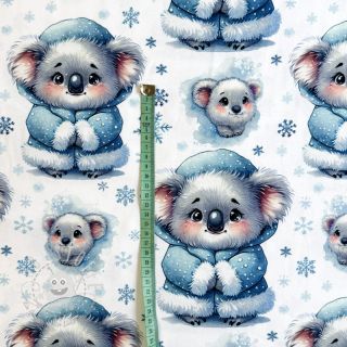 Jersey Snow animals design A digital print