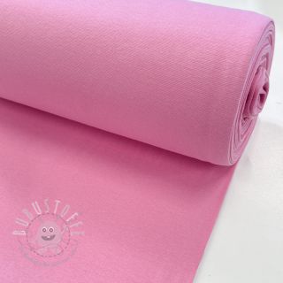 Baumwoll Bündchenstoff glatt pink