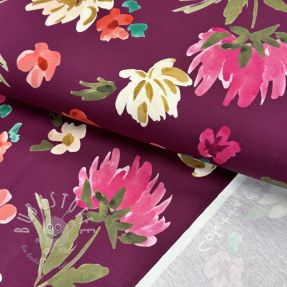 Sweatstoff NERIDA HANSEN Colette plum digital print