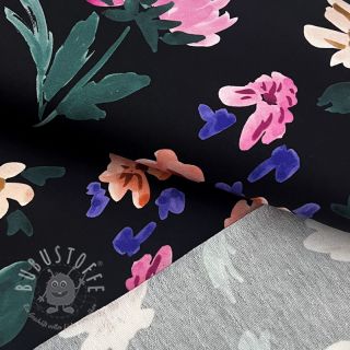 Sweatstoff NERIDA HANSEN Colette black digital print