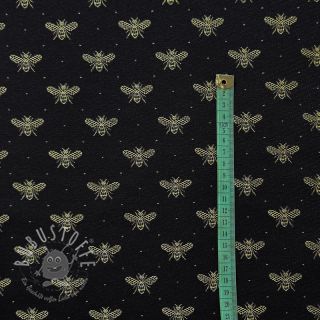 Dekostoff jacquard Busy noir