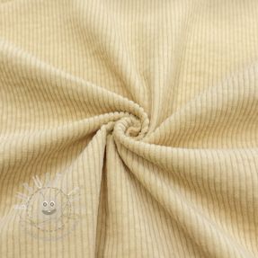 Cord 6W WASHED STRETCH light yellow