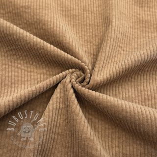 Cord 6W WASHED STRETCH camel