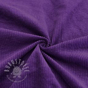 Cord 6W WASHED STRETCH purple