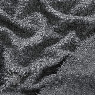 Strickstoff Bouclette grey