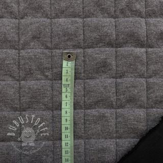 Steppstoffe Square jacquard grey