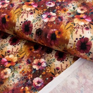 Sweatstoff Beauty flora design A digital print