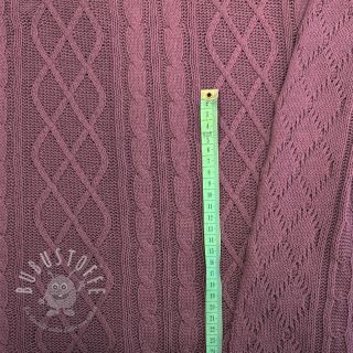 Strickstoff Jacquard CHAIN mauve