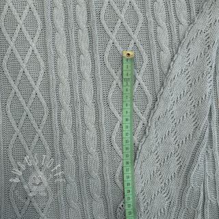 Strickstoff Jacquard CHAIN mint