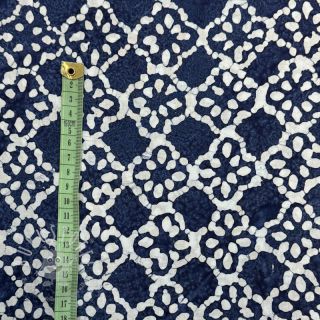 Baumwollstoff BATIK NEW INDIGO design D