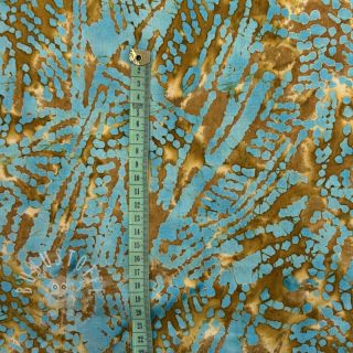 Baumwollstoff BATIK NEW design F gold