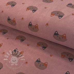 Cord STRETCH Cute animals design F