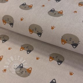 Cord STRETCH Cute animals design I