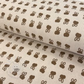 Cord STRETCH Small bunny design D