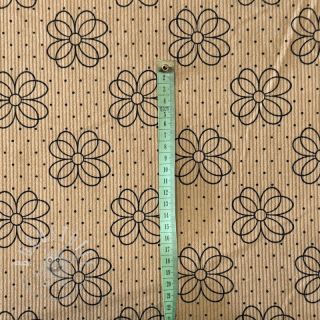 Cord STRETCH Circle flower beige