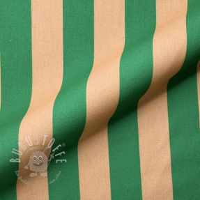 Dekostoff premium Joyful Basic Stripe green digital print