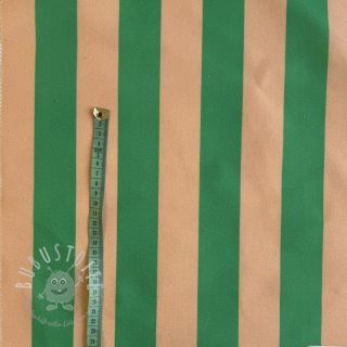 Dekostoff premium Joyful Basic Stripe green digital print