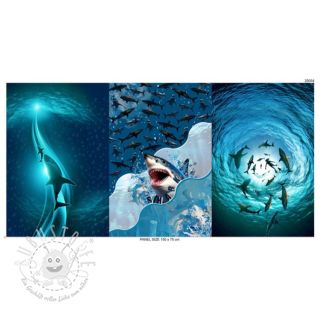 Jersey Great White PANEL digital print