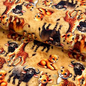 Jersey Safari friends design A digital print