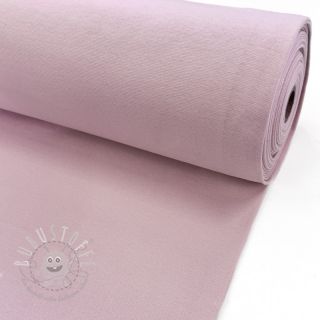 Baumwoll Bündchenstoff glatt PREMIUM lilac