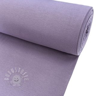 Baumwoll Bündchenstoff glatt PREMIUM lavender