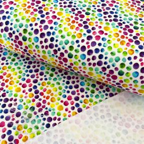 Sweatstoff Rainbows DOTS digital print