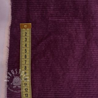 Cord 6W WASHED STRETCH aubergine