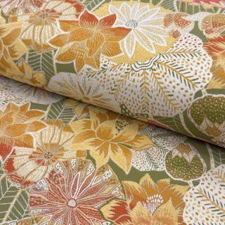 Dekostoff jacquard Opium allover kaki