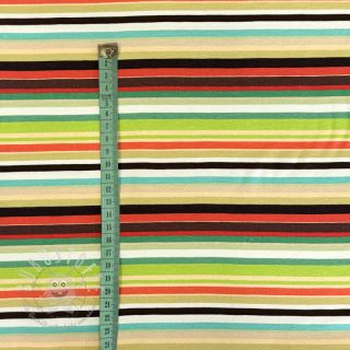 Jersey Great big farm green stripe digital print